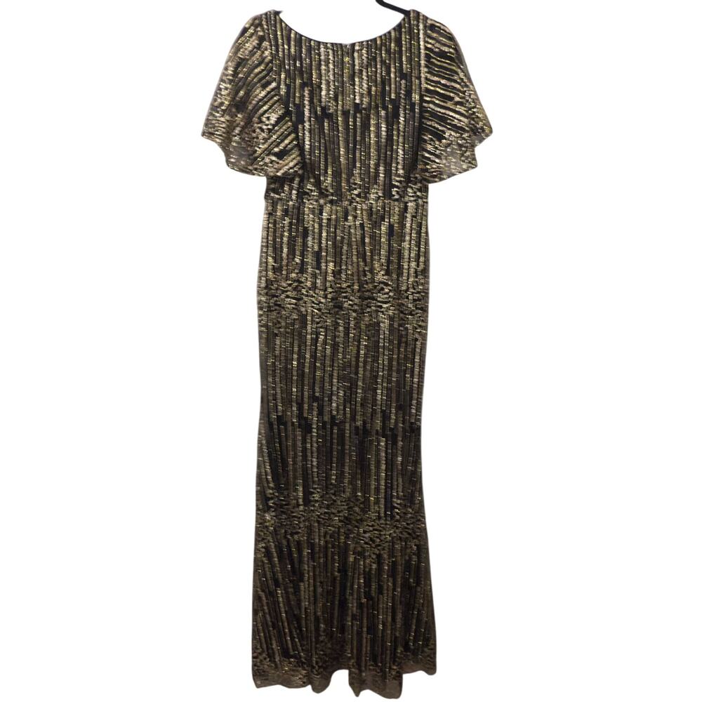 Ever Pretty Black & Gold Sequin Gown - Size L - Picture 2 of 6